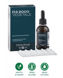 Principium Vitamina D3 2000 Vegetale